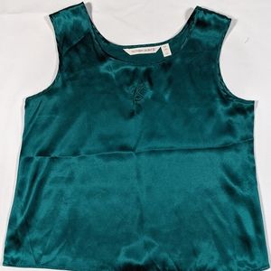 Vintage Victoria Secret Emerald Green Sleep Tank